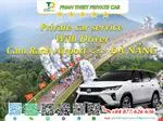 Private Car From Cam Ranh <=> Da Nang (private car with driver)